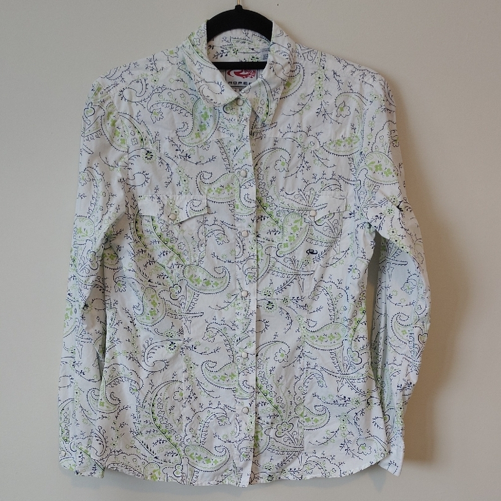 Roper Women's Pearl Snap Shirt Medium